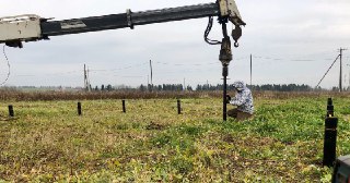Установка винтовых свай Минеральные Воды цена от 3075 руб.